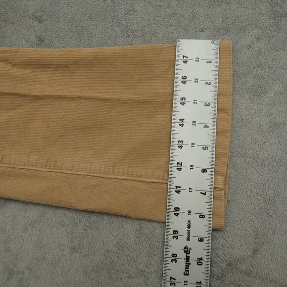 American Eagle Jeans Women's Size 2R Tan High-Rise Corduroy Kick Boot 31" Inseam - Picture 5 of 16